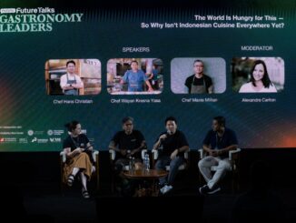 [Ki-Ka]: Alexandra Carlton, Chef Maxie Millian, Chef Hans Christian, Chef Wayan Kresna Yasa Kredit Foto: Nuanu Creative City