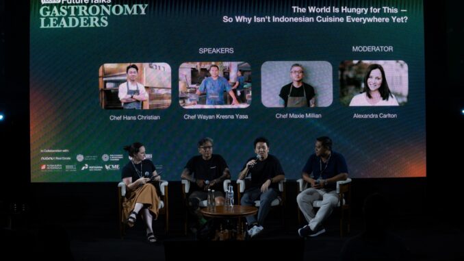 [Ki-Ka]: Alexandra Carlton, Chef Maxie Millian, Chef Hans Christian, Chef Wayan Kresna Yasa Kredit Foto: Nuanu Creative City