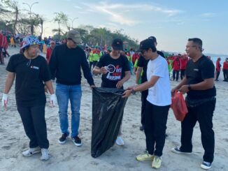 Bawaslu badung di Pantai Kuta - IST
