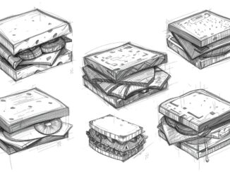 ilustasi - Generasi Sandwich - by Canva AI