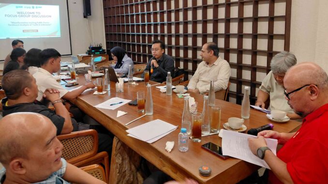 FGD Tim Riset Universitas Airlangga yang melibatkan asosiasi media di Bali - IST