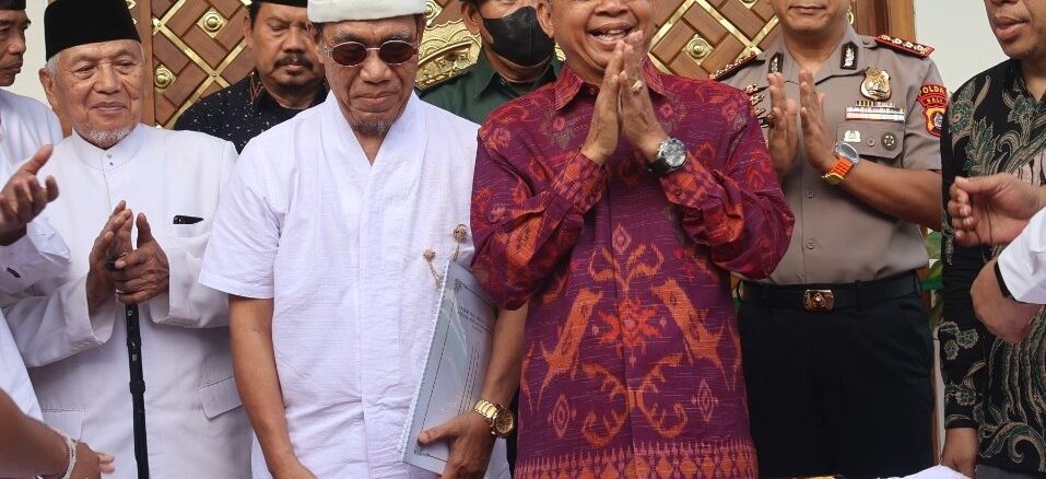 Gubernur Ksoter Saat peresmian Gedung MUI Bali _ IST