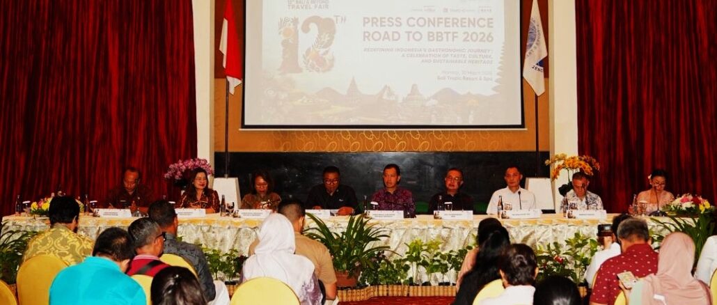 Konferensi pers BBTF 2026 yang digelar pada Senin, 30 Maret 2026 di Bali Tropic Resort & Spa - IST