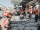 Penertiban Utilitas di wilayah Desa Darmasaba, Kecamatan Abiansemal, Jumat (10/4) - IST