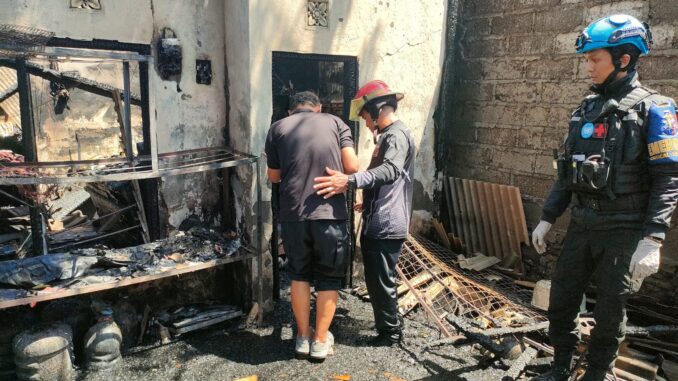 Kebakaran rumah tewaskans seorang lansia di denpasar - IST