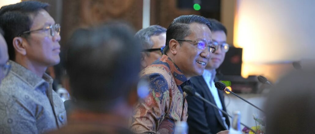 Menteri Hukum Supratman Andi Agtas ketika membuka The Asean CMO Forum 2026 di Bali, Jumaat 10 April. - IST