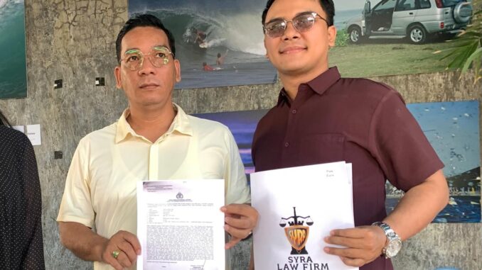 Saham Antonius Nainggolan (kiri) bersama Putu Yasa - IST