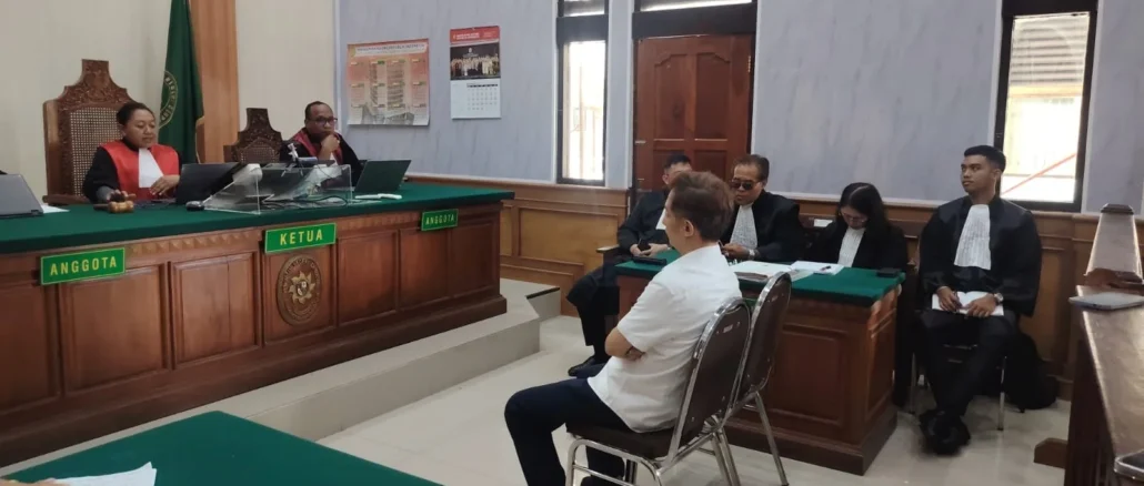 Sidang kasus Budiman Tiang di PN Denpasar - IST