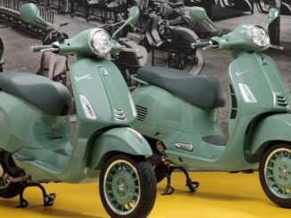 Edisi khusus Vespa 80th yang kini resmi tersedia di Indonesia. - IST