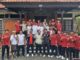 Bupati Wayan Adi Arnawa resmi melepas tim sepak bola PS Badung untuk berlaga dalam kompetisi Liga 4 Nasional di Rumah Jabatan Bupati Badung, Rabu (27/5). - IST