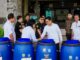 Bupati Wayan Adi Arnawa menerima bantuan tong komposter dan mesin pencacah sampah organik dari program TJSP/CSR Kabupaten Badung di lobi Kantor Bupati Badung, Puspem Badung, Rabu (6/5). - IST