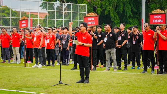 Ketua Panitia sekaligus Sekretaris DPC PDI Perjuangan Kabupaten Badung, I Wayan Adi Arnawa - IST