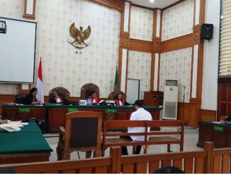 Suasana persidangan kasus TPPO di PN Denpasar - Foto; Ayu Sulistyowati