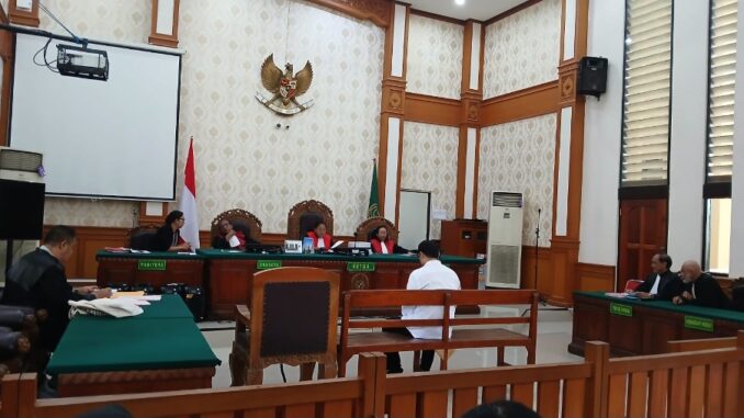 Suasana persidangan kasus TPPO di PN Denpasar - Foto; Ayu Sulistyowati