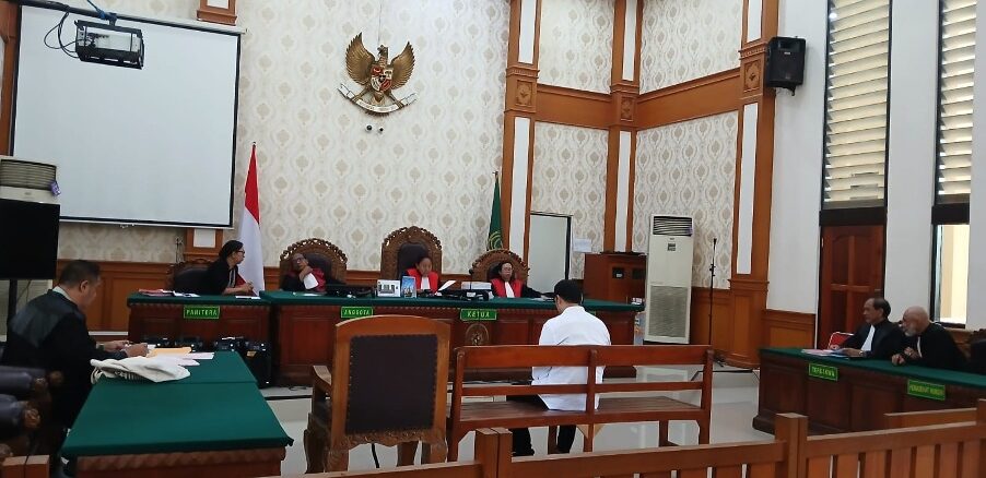 Suasana persidangan kasus TPPO di PN Denpasar - Foto; Ayu Sulistyowati