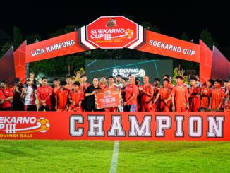 Liga Kampung Soekarno Cup III Tahun 2026 Provinsi Bali yang berlangsung di Stadion Ngurah Rai, Denpasar, Senin (25/5/2026). - IST
