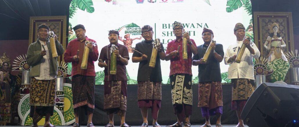 Pembukaan Busungbiu Festival, di Lapangan Busungbiu, Sabtu (16/5). - IST