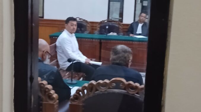 Suasana sidang TPPO di PN Denpasar - Ayu