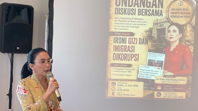 Politisi PDI Perjuangan Rieke Dyah Pitalokas - IST