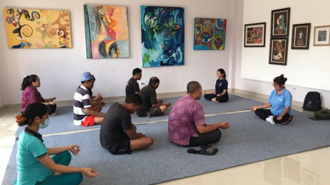 Aktivitas di rumah berdaya Denpasar yang menjadi pusat pelayanan bagi penyintas skizofrenia - IST