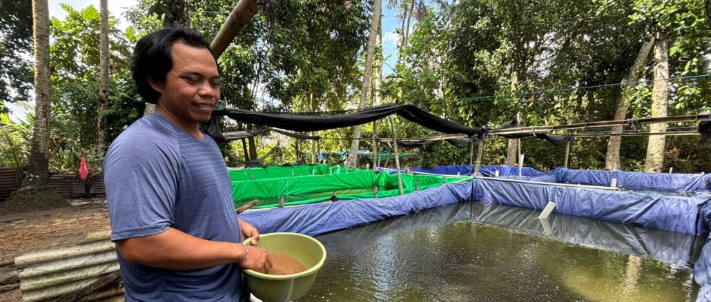 I Nyoman Miasa (35), pelaku usaha pembibitan lele asal Banjar Panglan Kelod, Desa Kapal, Badung _ IST
