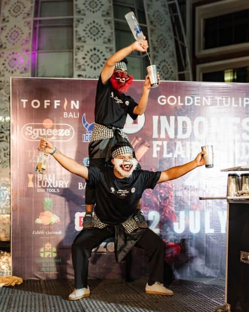 Situasi Acara Perlombaan Flare Tandem di Golden Tulip Jineng Resort - IST