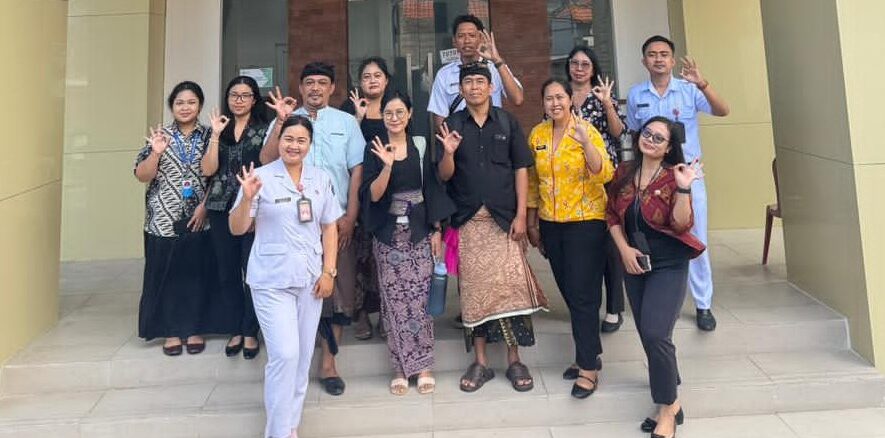 Para petugas di Puskesmas Kuta II, Badung - IST