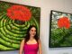 Perupa Turki Halime Türkyılmaz bersama karya yang dipamerkan di Art Xchange Gallery mulai 29 Juli hingga 12 Agustus 2026 - IST