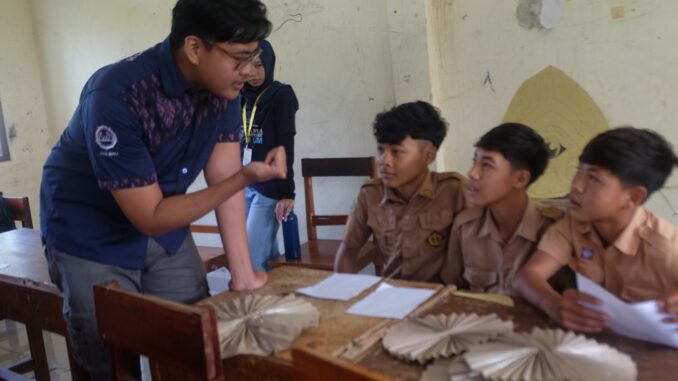 Sosialisasi edukatif mengenai pencegahan perundungan (bullying) dan pentingnya menjaga kesehatan mental remaja di SMP Negeri 4 Desa Songan B, Kecamatan Kintamani, Kabupaten Bangli, Bali, Sabtu (1/8/2026) - IST