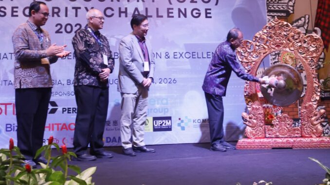 Gubernur Bali Wayan Koster membuka Kompetisi Keamanan Siber Internasional Country to Country Capture The Flag (C2C-CTF) 2026 yang berlangsung di Hotel Padma R esort, Legian Kuta, Selasa (11/8) - IST
