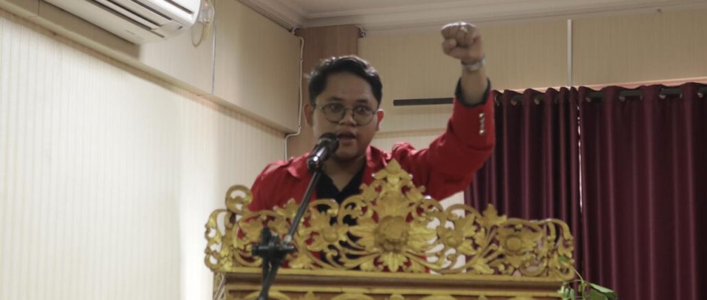 Ketua DPC GMNI Buleleng, I Kadek Pradhita Ciwa Radhitya - IST