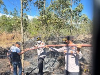 Upaya pemadaman kebakaran di Gunung Batur - IST