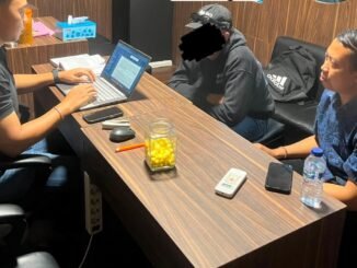 WNA Australia saat jalani pemeriksaan polisi - IST