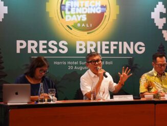 Ketua Umum AFPI Entjik S. Djafar dalam jumpa pers seragkaian acara Fintech Lending Days (FLD) 2026, Kamis  (20/8/2026) - IST
