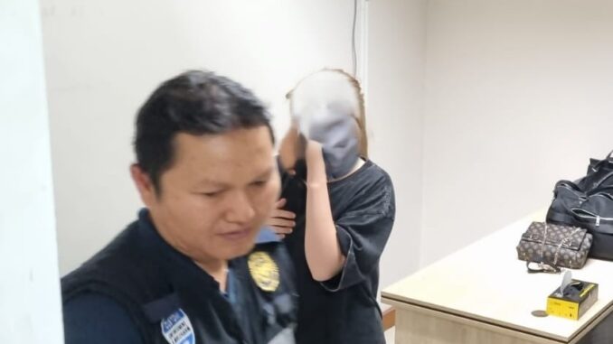 WNA perempuan berinisial VM (25) warga negara asing (WNA) asal Kazakhtan ditangkap diBandara Ngurah Rai, Bali - IST