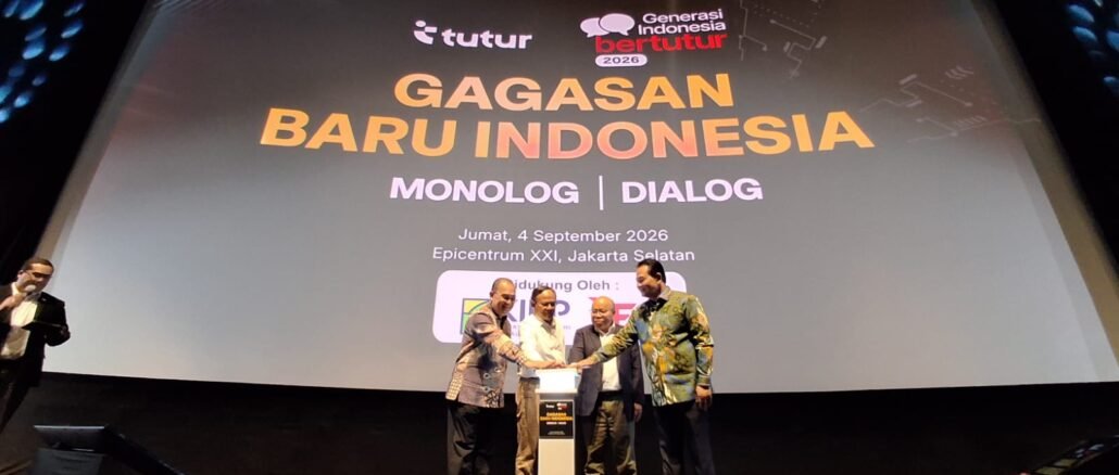 Forum Generasi Indonesia Bertutur di Epicentrum XXI, Jakarta, Jumat, 4 September 2026. - IST