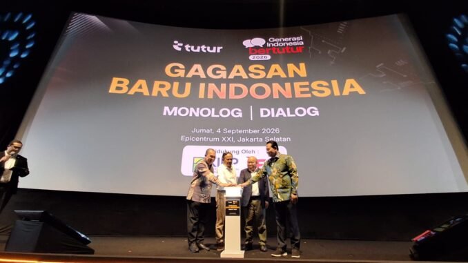 Forum Generasi Indonesia Bertutur di Epicentrum XXI, Jakarta, Jumat, 4 September 2026. - IST