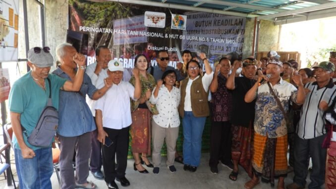 Aktivis dan petani menyatakan dukungan pada RUU Agraria yang berpihak pada rakyat - IST