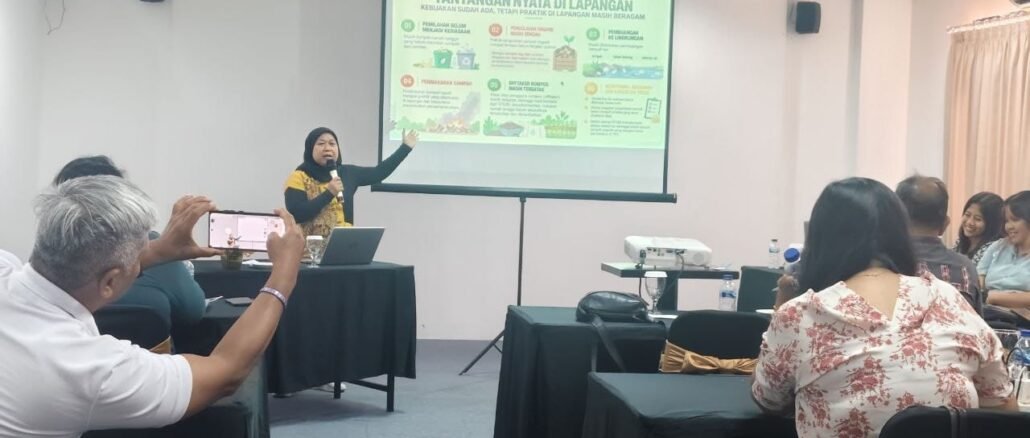 Workshop Jurna;listik Perubahan Iklim di Hotel Puri Ayu Denpasar, Selasa (20/9). - IST