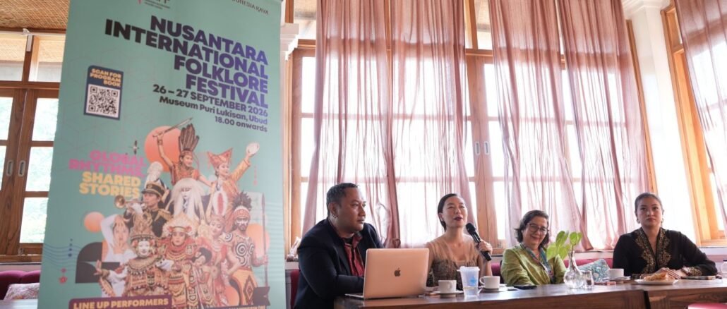 Jumpa pers Nusantara International Folklore Festival (NIFF) 2026 kembali hadir di Ubud, Bali - IST