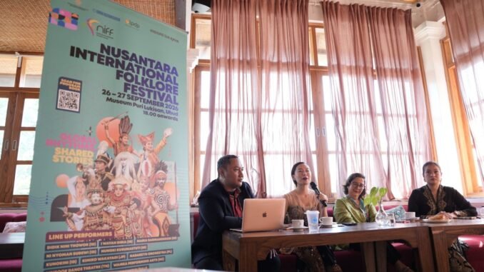 Jumpa pers Nusantara International Folklore Festival (NIFF) 2026 kembali hadir di Ubud, Bali - IST