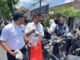 Asisten Bidang Administrasi Umum I Wayan Wijana saat pengerahan ASN OPD Kabupaten Badung ke 38 titik SPBU di enam kecamatan dj wilayah Badung, Kamis (15/10).