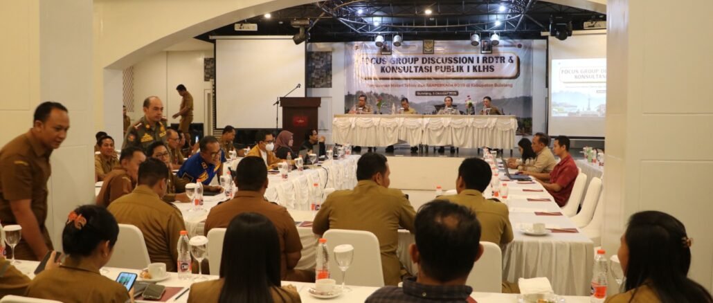 Focus Group Discussion (FGD) I RDTR dan Konsultasi Publik I Kajian Lingkungan Hidup Strategis (KLHS) Kabupaten Buleleng Tahun 2026, yang berlangsung di Hotel Azana, Kecamatan Seririt, Senin (5/10) - IST