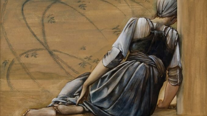 Foto: Birmingham Museums Trust/Unsplash. Lukisan The Briar Rose Series - Study for ‘The Garden Court’, 1889, karya Sir Edward Burne-Jones. Watercolour, koleksi Birmingham Museum & Art Gallery.