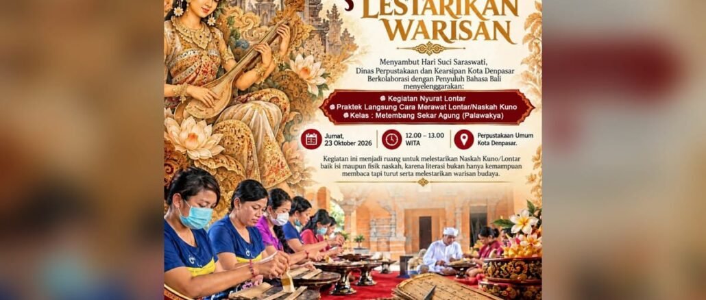 Foto: Dinas Perpustakaan dan Kearsipan Kota Denpasar