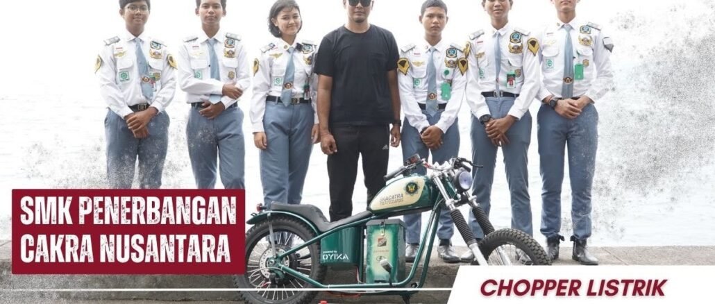 Taruna SKACATRA dengan karya Motor Chopper Listrik - IST