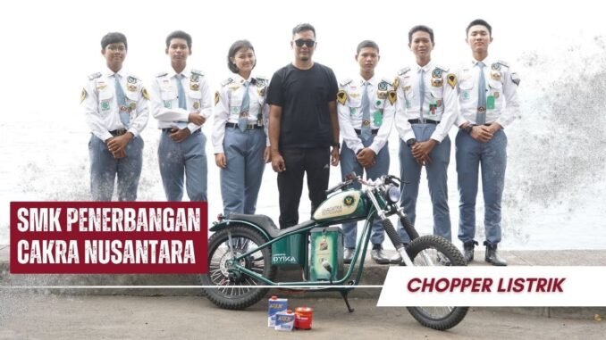 Taruna SKACATRA dengan karya Motor Chopper Listrik - IST