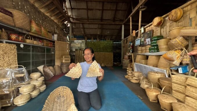 Ni Nengah Kartini pengembang Rumpun Bambu Bangli - IST