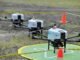 Drone yang digunakan dalam pilot project pengiriman makanan selama tiga bulan di Bali. Pilot project tersebut adalah hasil kolaborasi SKYY Network, Nuanu Creative City, Café del Mar Bali, dan Grab Indonesia - IST