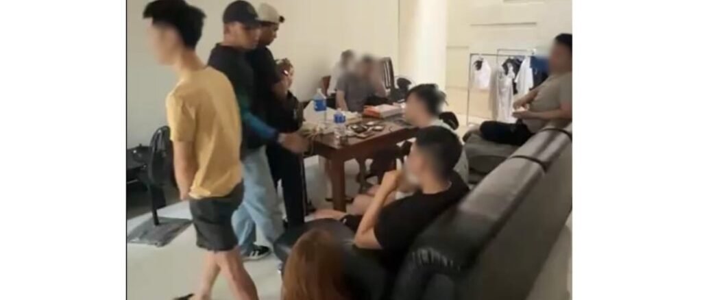 Penggerebekan markas sindikat judol di Kuta - IST